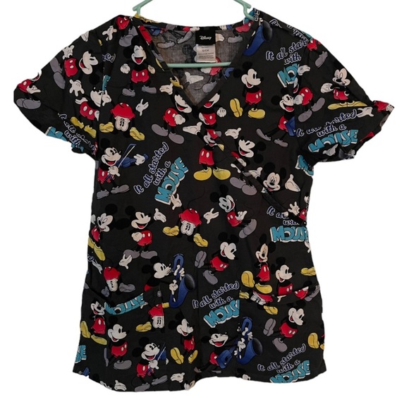 Disney's Mickey Mouse Women's Scrubs  - Picture 2 of 4